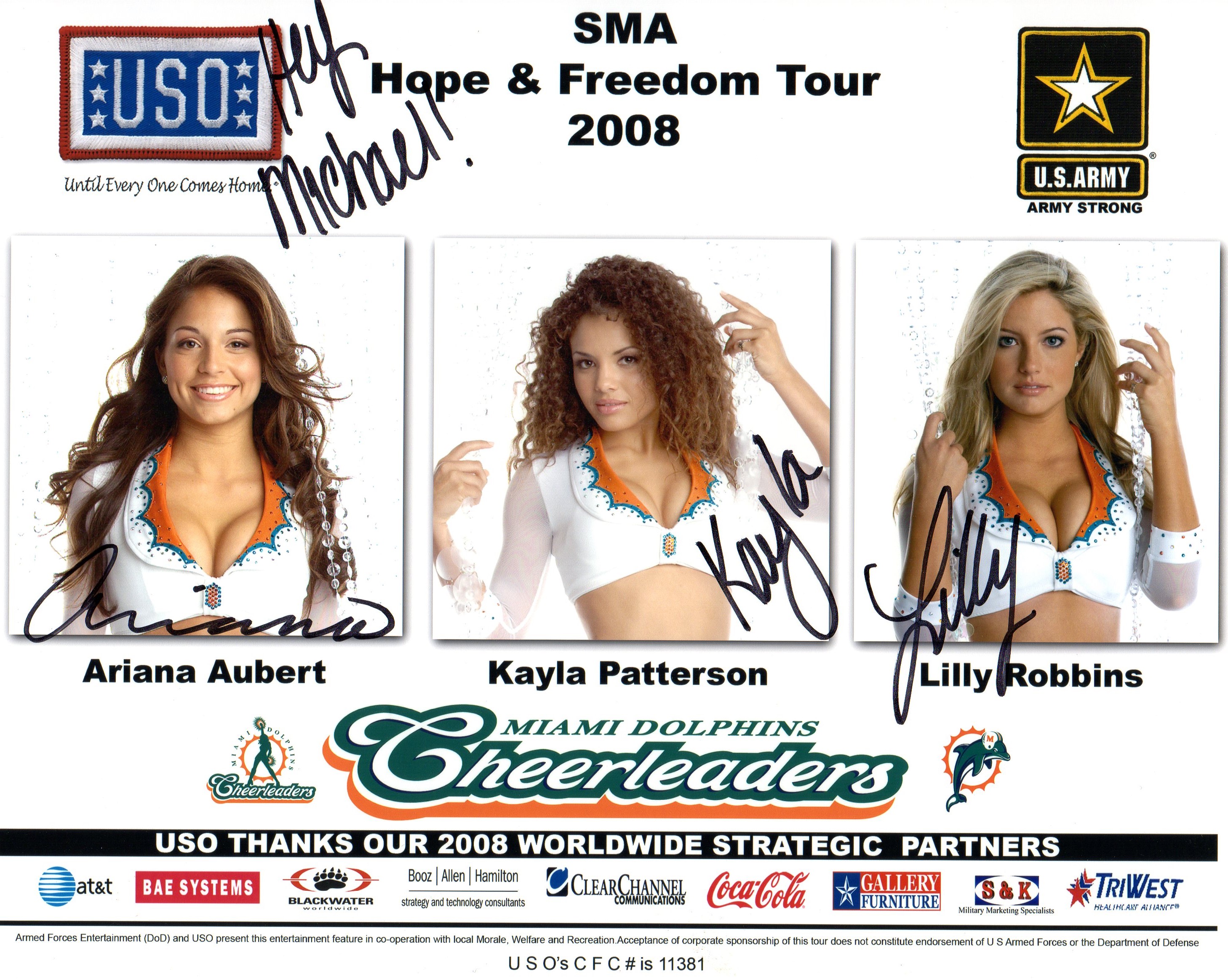 DJ Mikey D & Miami Dolphins Cheerleaders